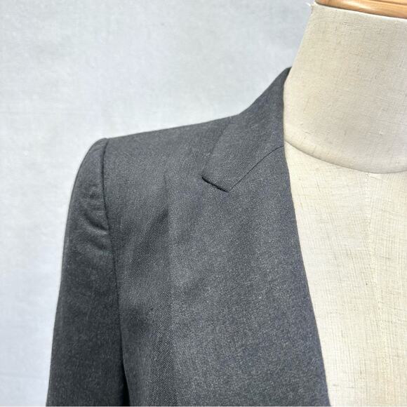 Zara Woman Studio Double Breasted Blazer Wool Gray Size Medium‎ Menswear - Picture 6 of 13